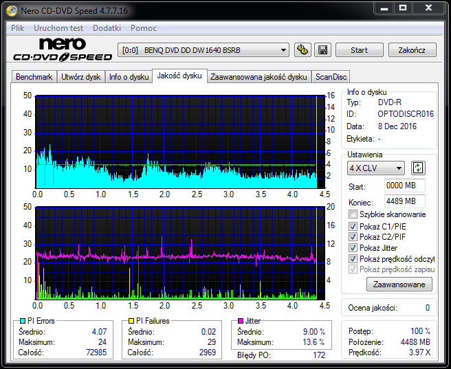 08-12-2016 11,53 8x@ PIONEER DVD-RW  DVR-S16J Benq 1640 4x CLV