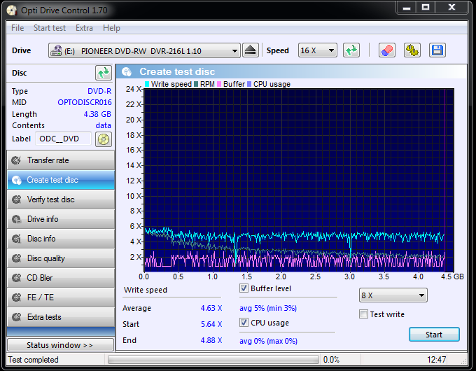 07-12-2016 23,12 8x@ PIONEER DVD-RW  DVR-S16J burn